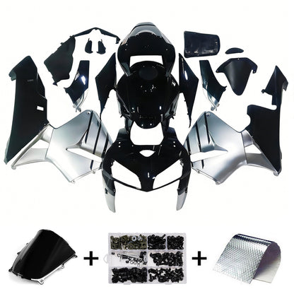 Carene 2005-2006 Honda CBR 600 RR Nero &amp; Argento CBR Generico
