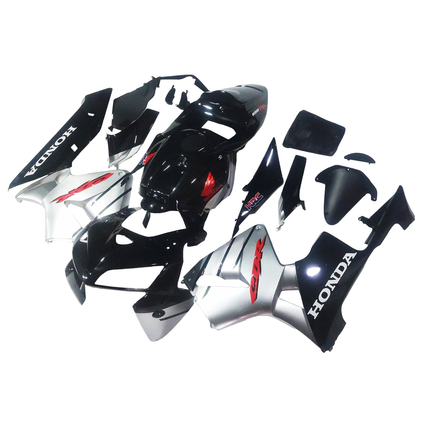 Carene 2005-2006 Honda CBR 600 RR Nero &amp; Argento CBR Generico