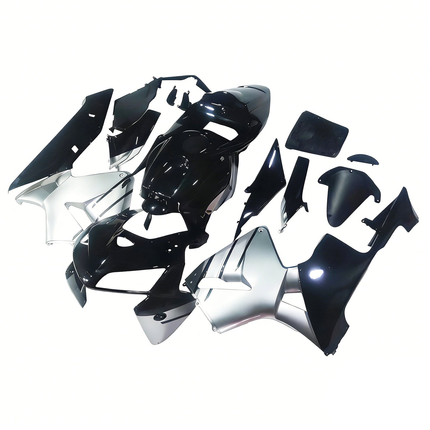 Carene 2005-2006 Honda CBR 600 RR Nero &amp; Argento CBR Generico