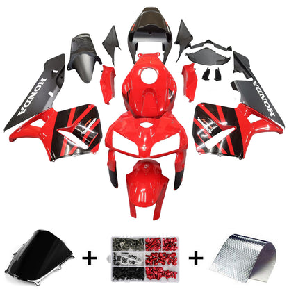 Carene 2005-2006 Honda CBR600 RR Rosso e Nero CBR Generico