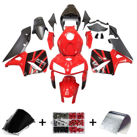Carene 2005-2006 Honda CBR600 RR Rosso e Nero CBR Generico