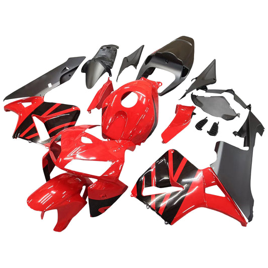 Carene 2005-2006 Honda CBR600 RR Rosso & Nero CBR Racing Generico