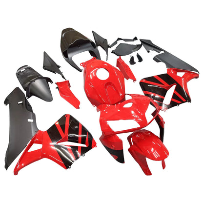 Carene 2005-2006 Honda CBR600 RR Rosso & Nero CBR Racing Generico