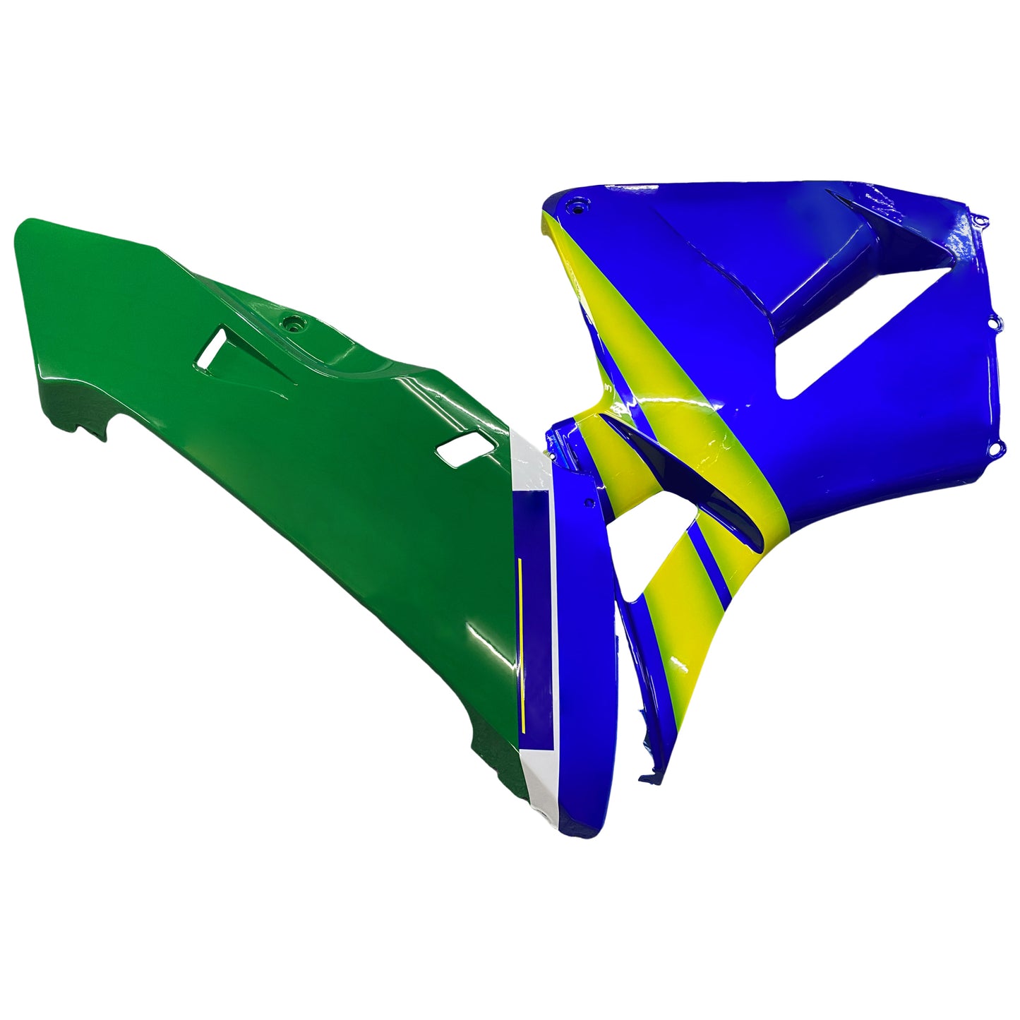 Carene 2005-2006 Honda CBR 600 RR Blu &amp; Verde Movistar Generico