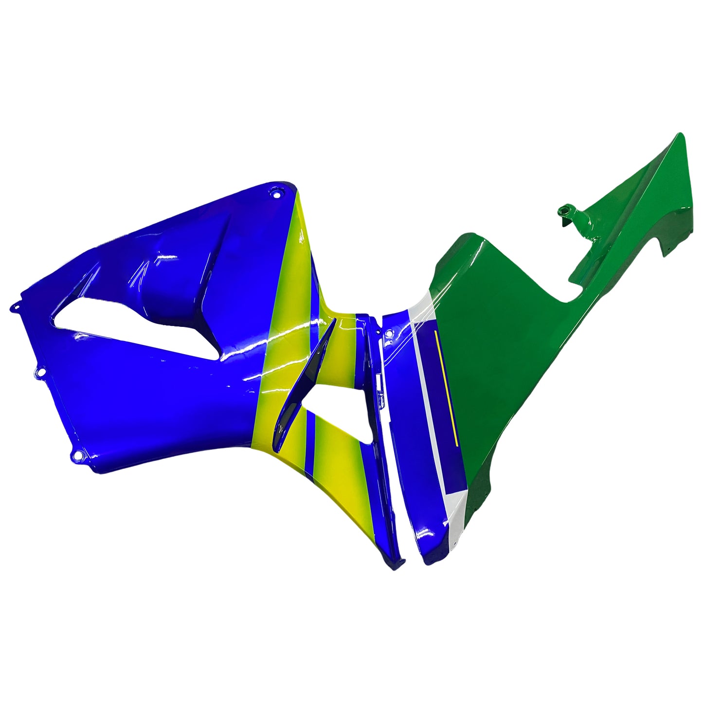 Carene 2005-2006 Honda CBR 600 RR Blu &amp; Verde Movistar Generico