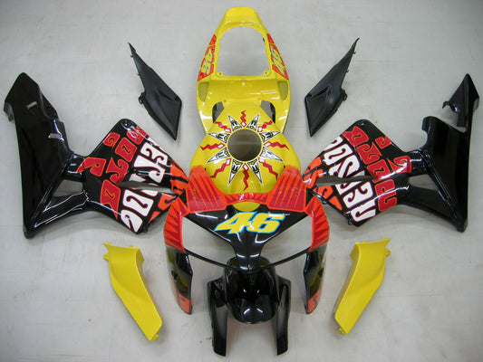 Carene 2005-2006 Honda CBR 600 RR Giallo Nero Valentino Rossi Generico