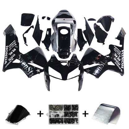 Carene 2005-2006 Honda CBR 600 RR Black &amp; Silver SevenStars Generico