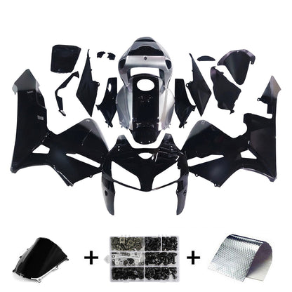 Carene 2005-2006 Honda CBR 600 RR Black &amp; Silver SevenStars Generico