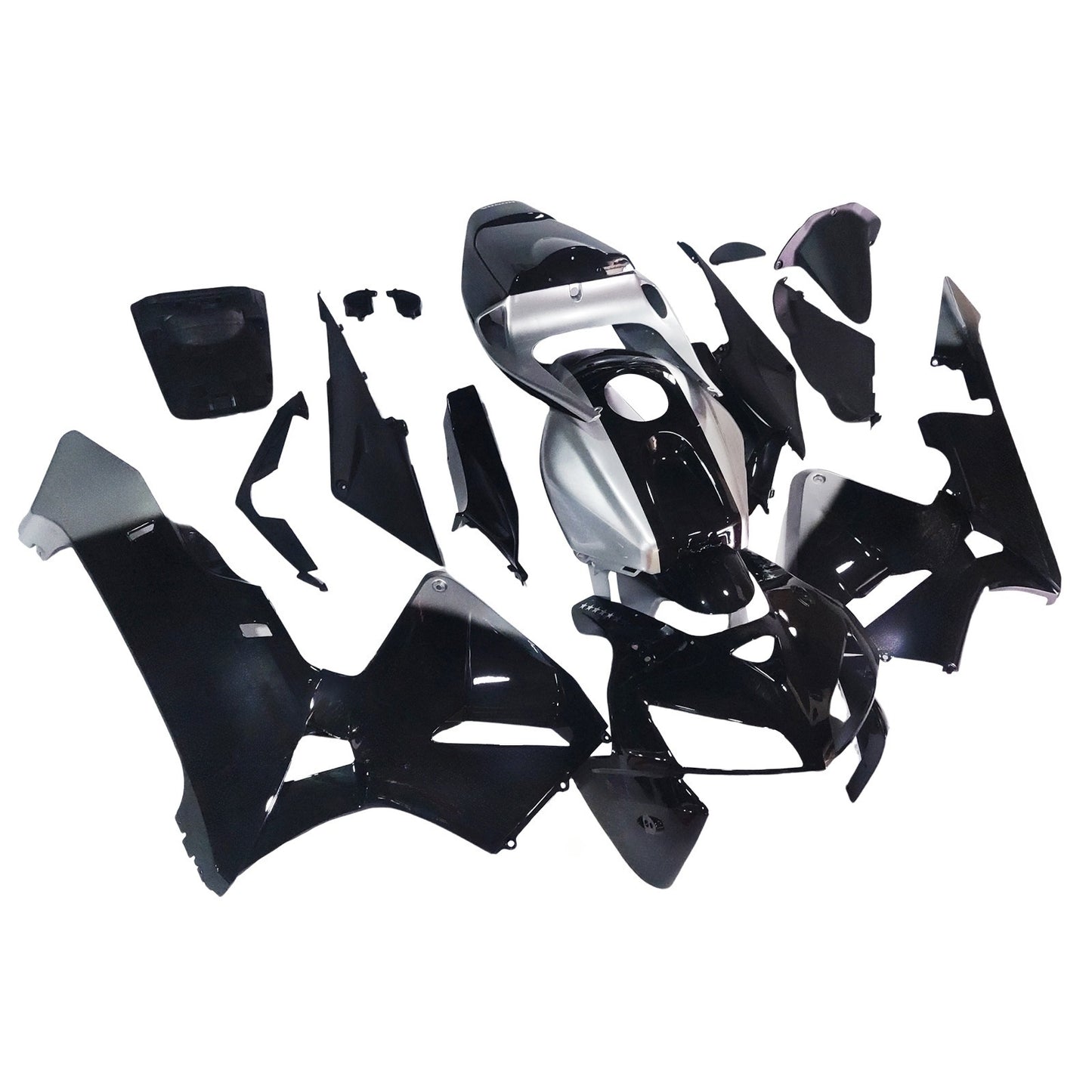 Carene 2005-2006 Honda CBR 600 RR Black &amp; Silver SevenStars Generico