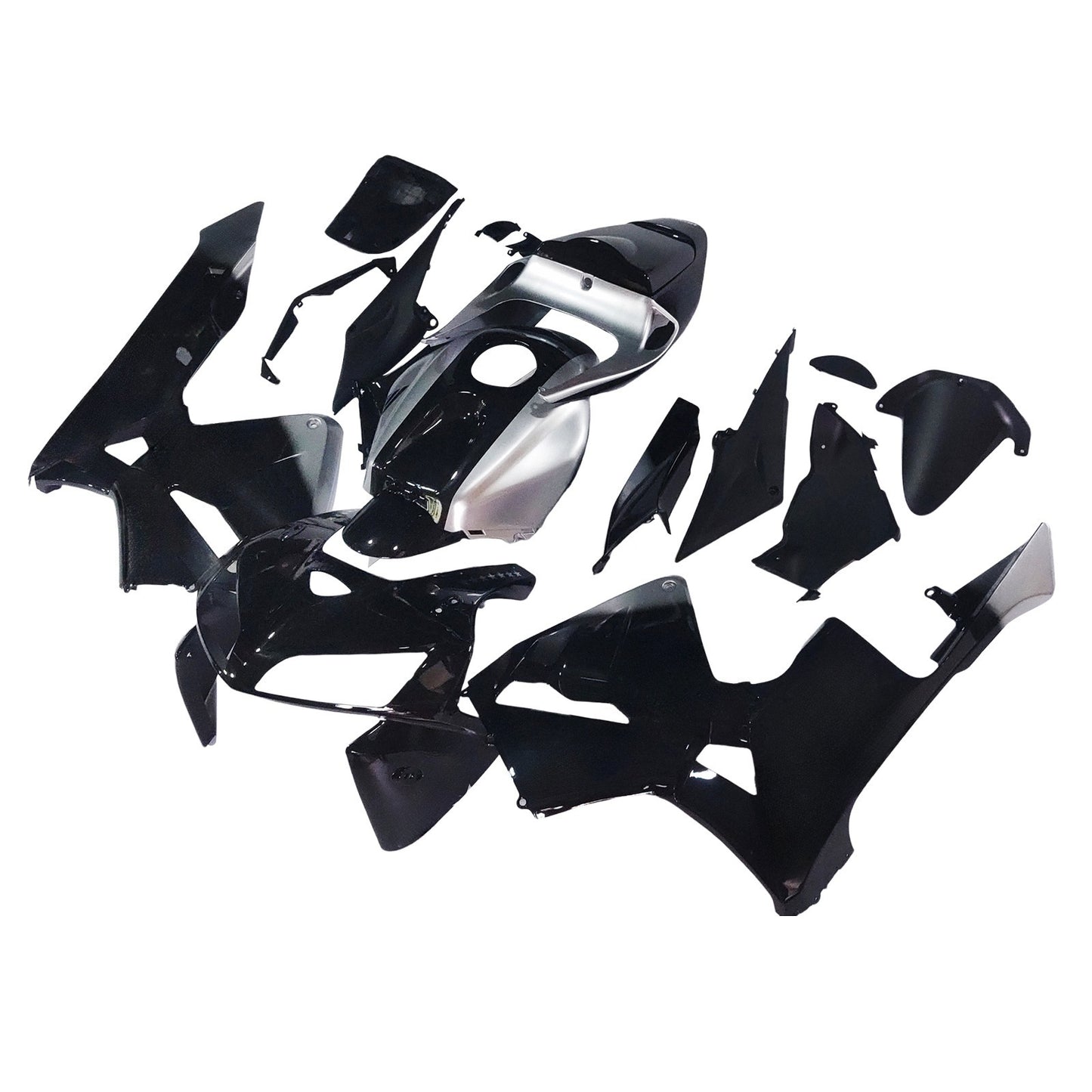 Carene 2005-2006 Honda CBR 600 RR Black &amp; Silver SevenStars Generico
