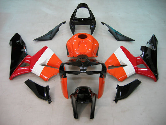 Amotopart 2005-2006 Honda CBR600 Kit arancione e nero