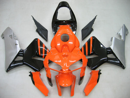Carene 2005-2006 Honda CBR 600 RR Arancione & Nero CBR Honda Racing Generico