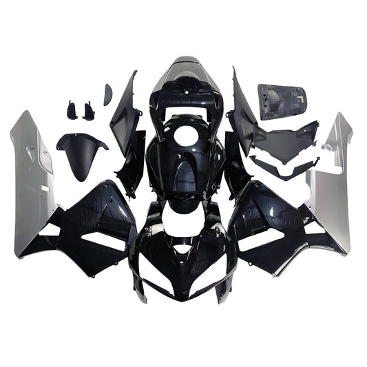 Amotopart 2005-2006 Honda CBR600 Cladding Black & Sliver Kit