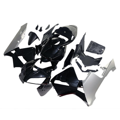 Amotopart 2005-2006 Honda CBR600 Cladding Black & Sliver Kit