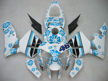 Carene 2005-2006 Honda CBR 600 RR Multicolore Azzurro Floreale Racing Generico