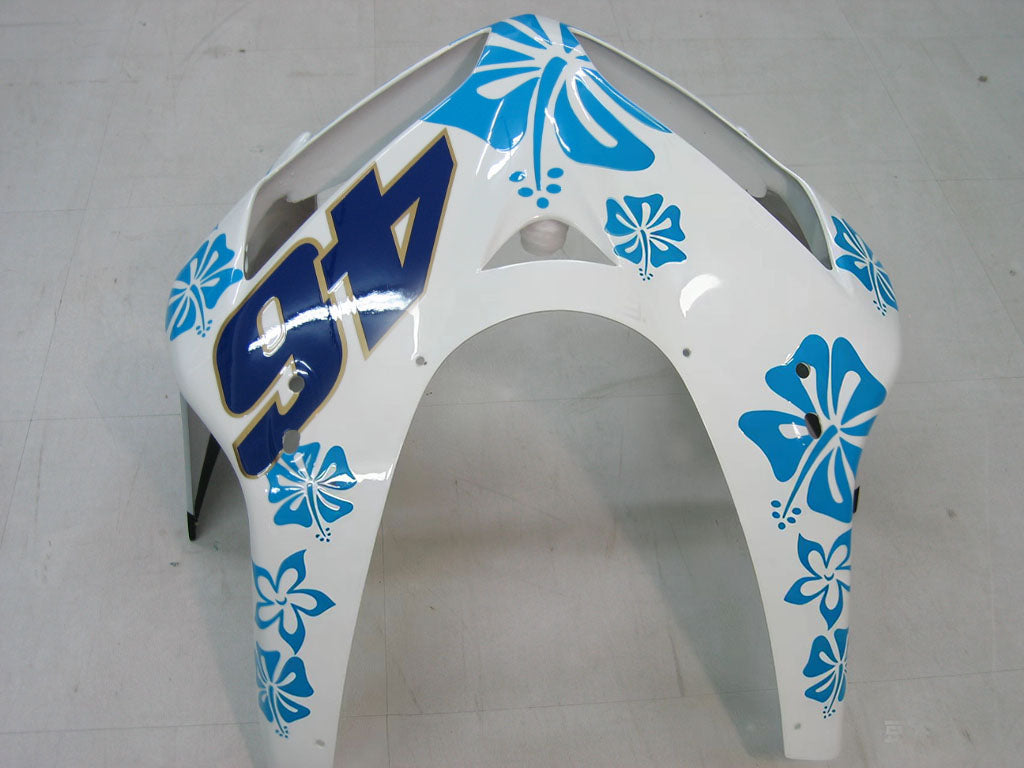 Carene 2005-2006 Honda CBR 600 RR Multicolore Azzurro Floreale Racing Generico