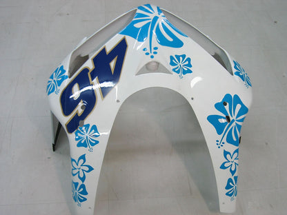 Carene 2005-2006 Honda CBR 600 RR Multicolore Azzurro Floreale Generico