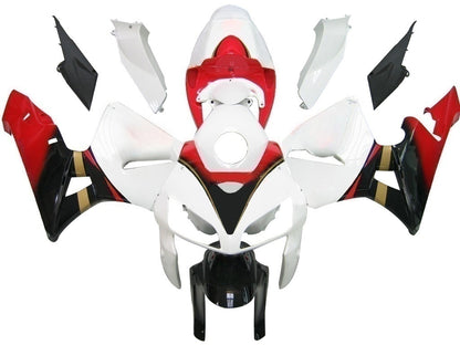 Amotopart 2005-2006 Honda CBR600 Cladding White? e kit rosso
