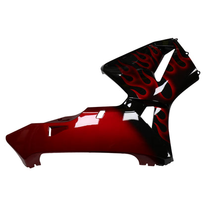 Carene 2005-2006 Honda CBR 600 RR Black &amp; Red Flame CBR Racing Generico