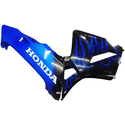 Carene 2005-2006 Honda CBR 600 RR Black &amp; Blue Flame Racing Generico