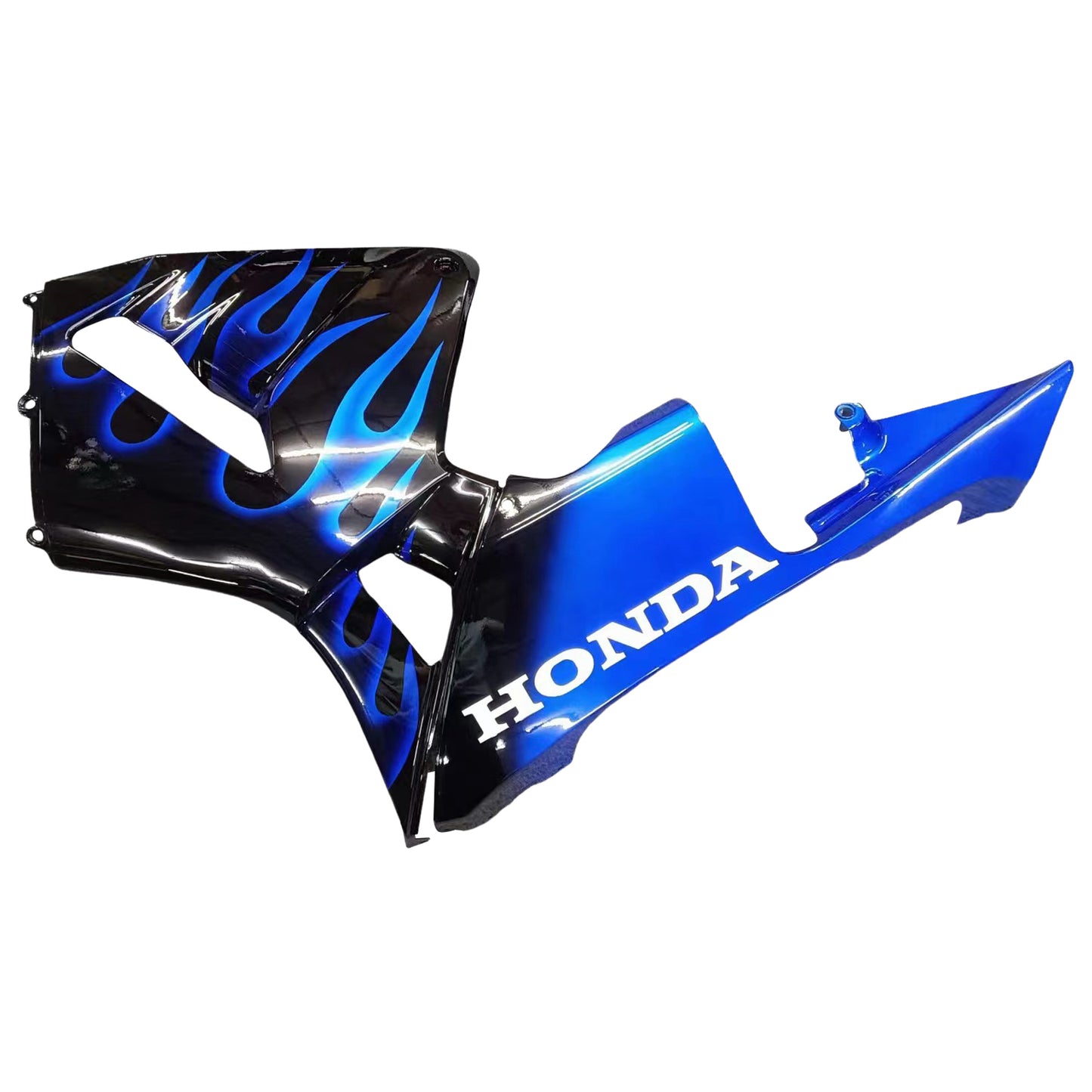 Carene 2005-2006 Honda CBR 600 RR Black &amp; Blue Flame Generico