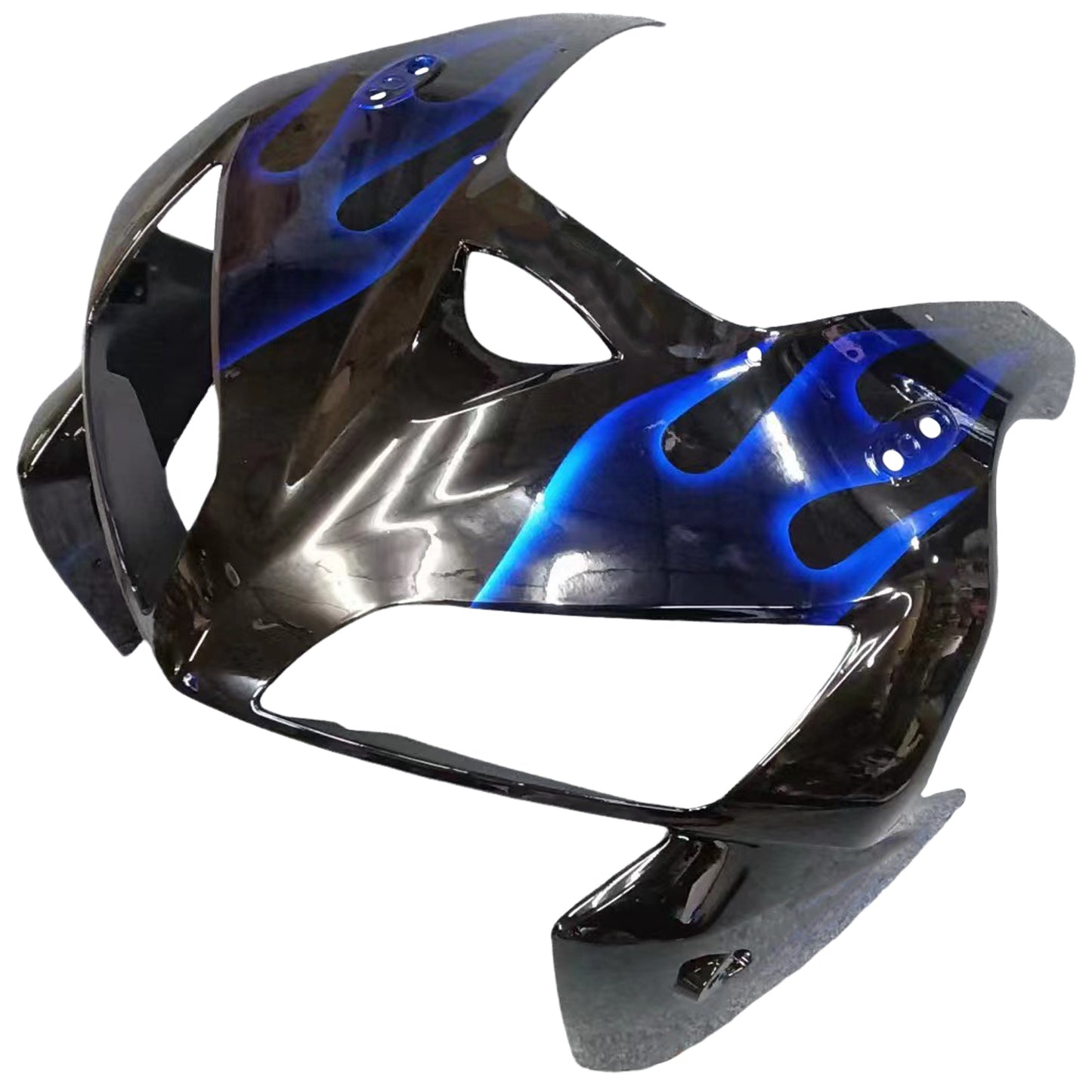 Carene 2005-2006 Honda CBR 600 RR Black & Blue Flame Racing Generico