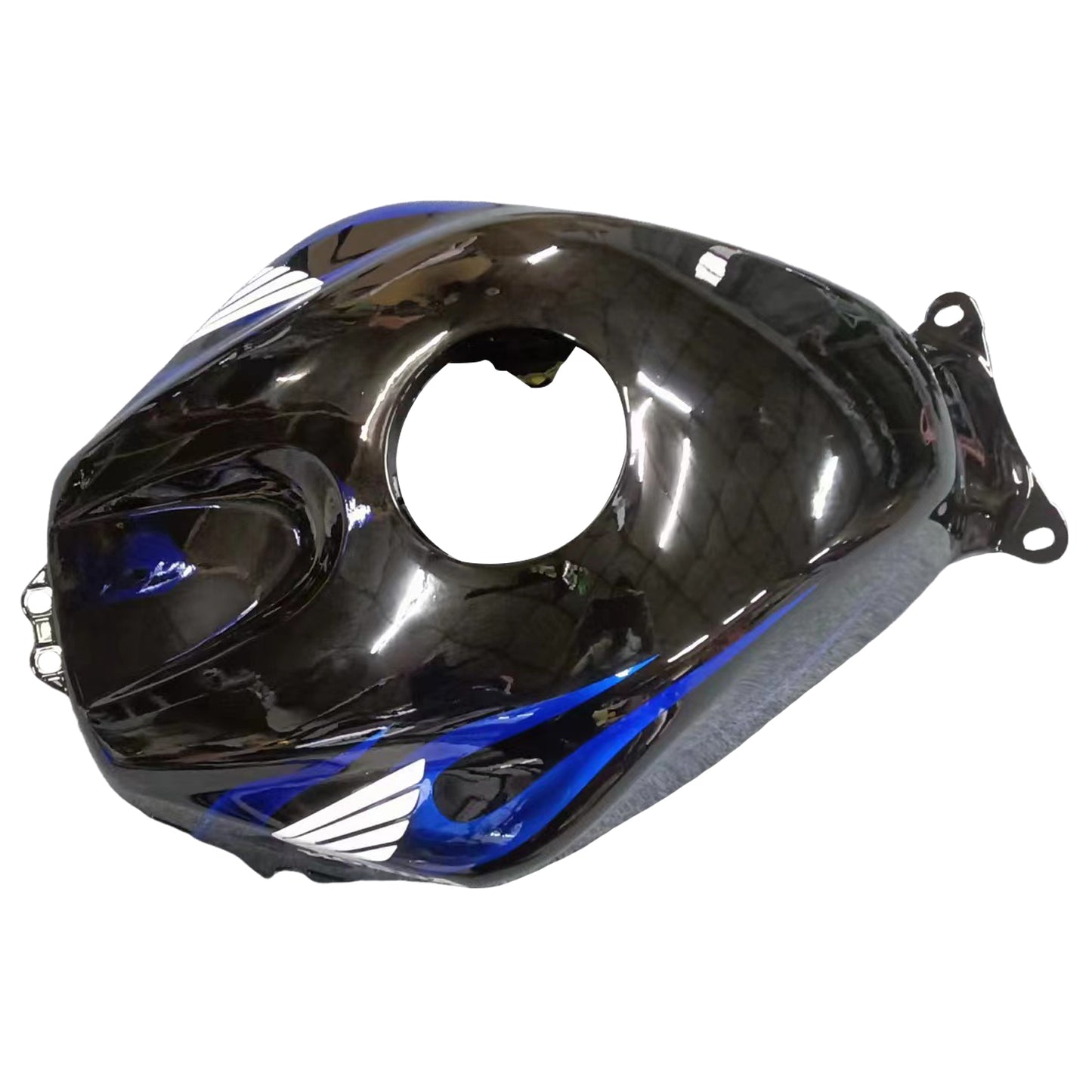 Carene 2005-2006 Honda CBR 600 RR Black &amp; Blue Flame Generico