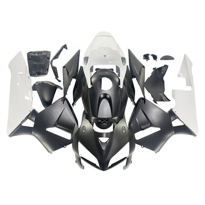 Carene 2005-2006 Honda CBR 600 RR Matte Black &amp; White Honda Racing Generic