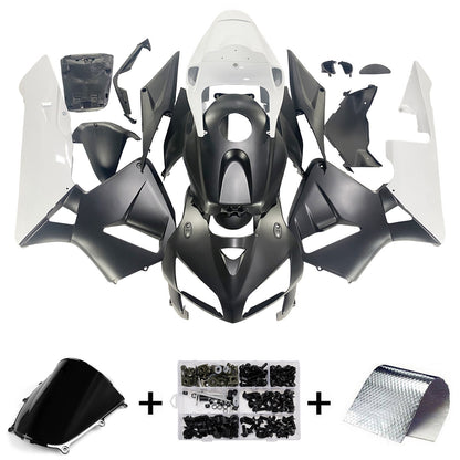 Carene 2005-2006 Honda CBR 600 RR Matte Black &amp; White Honda Generic