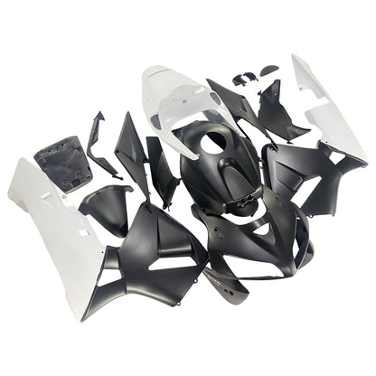 Carene 2005-2006 Honda CBR 600 RR Matte Black &amp; White Honda Racing Generic