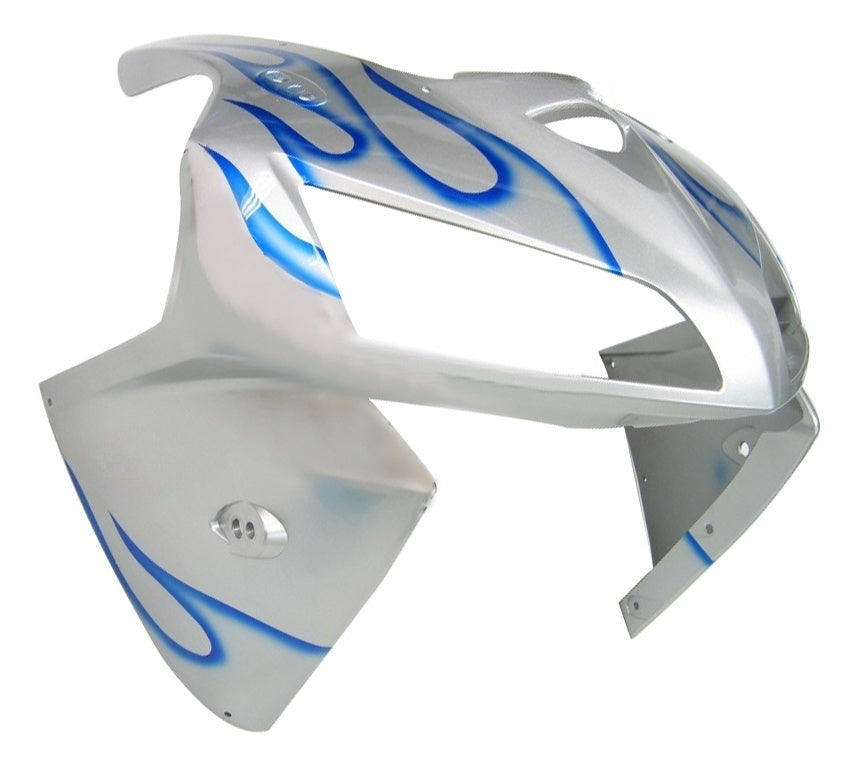Carene 2005-2006 Honda CBR 600 RR Silver &amp; Blue Flame Generico