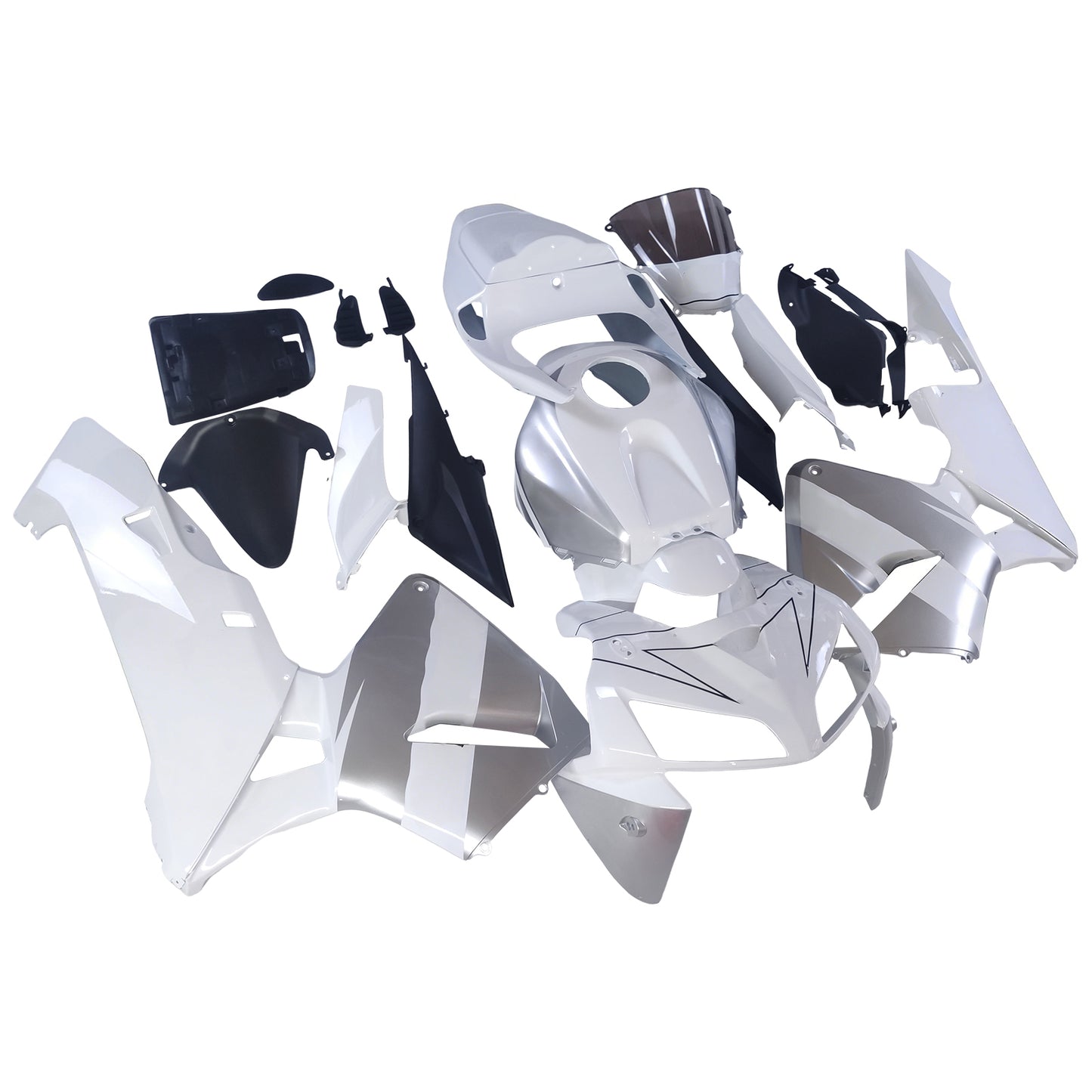 Carene 2005-2006 Honda CBR 600 RR Bianco &amp; Argento Repsol Racing Generic