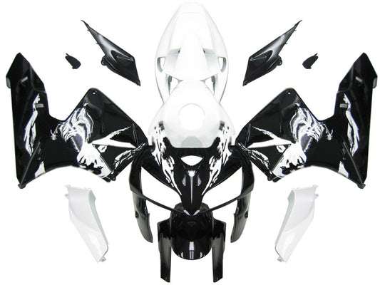 Carene 2005-2006 Honda CBR 600 RR Bianco & Nero Tribal Generic