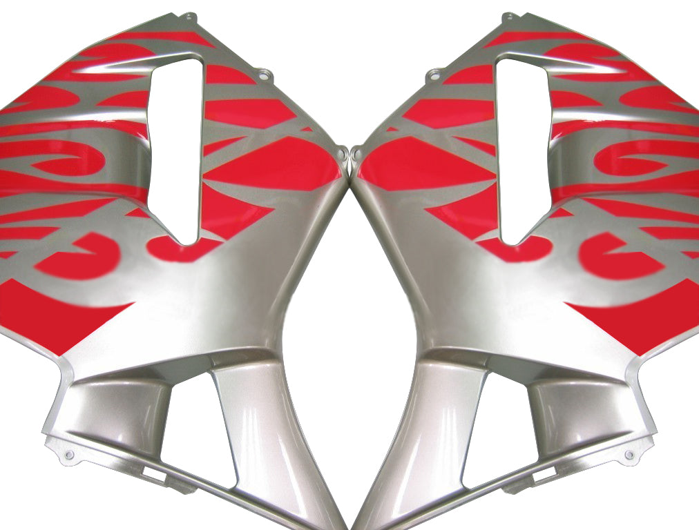Carene 2005-2006 Honda CBR 600 RR Silver & Red Tribal Generic