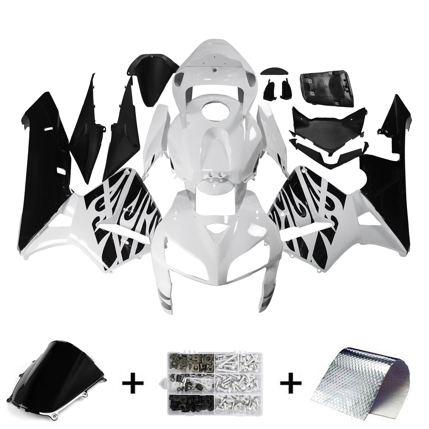 Amotopart Honda CBR600RR 2005-2006 F5 Kit carena Carrozzeria Plastica ABS