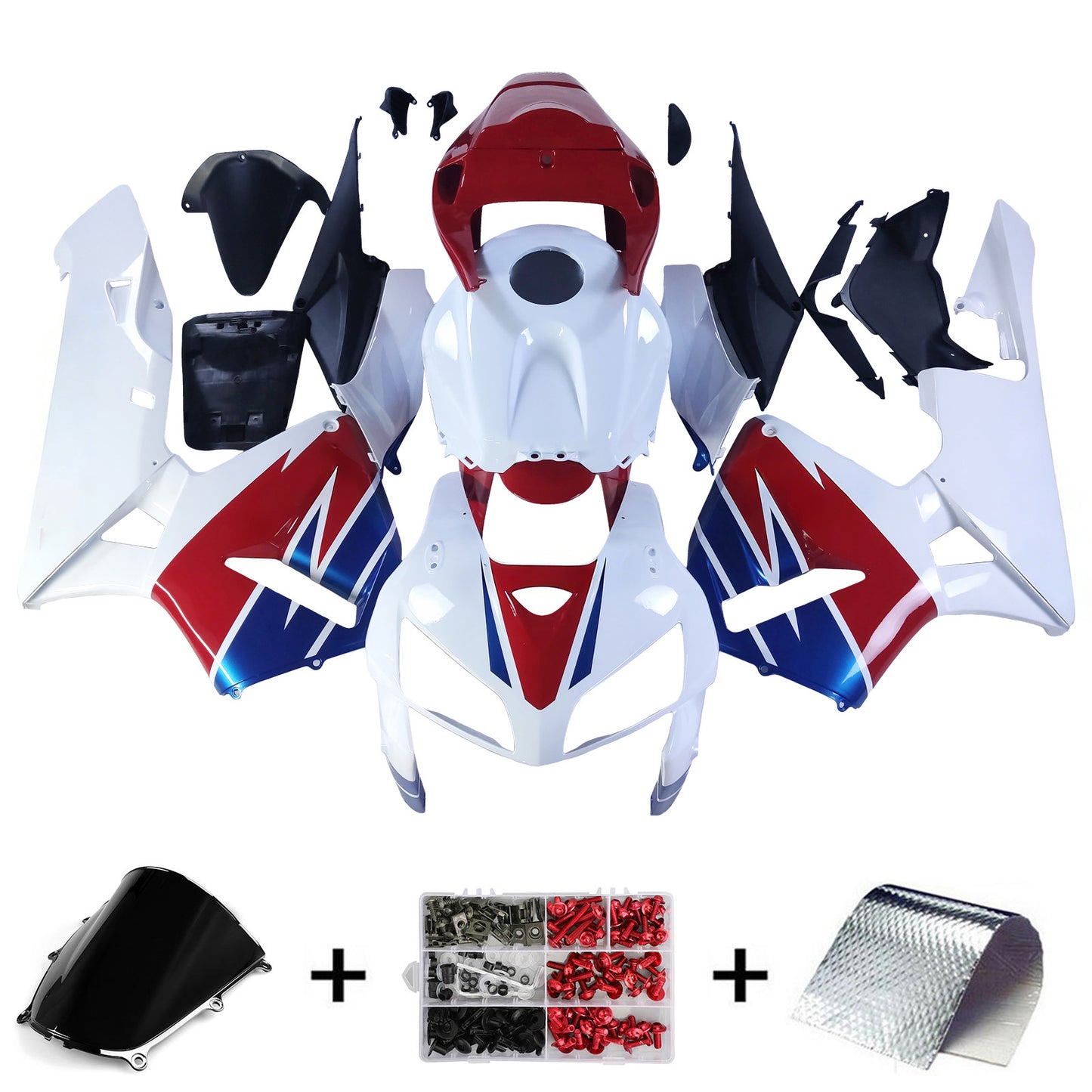 Amotopart Honda CBR600RR 2005-2006 F5 Kit carena Carrozzeria Plastica ABS