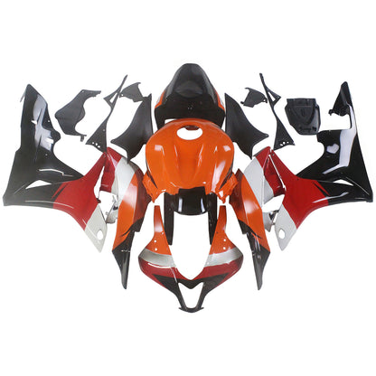 Amotopart 2007-2008 CBR600 Honda Disguise Kit arancione e nero