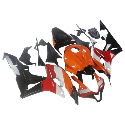 Amotopart 2007-2008 CBR600 Honda Disguise Kit arancione e nero