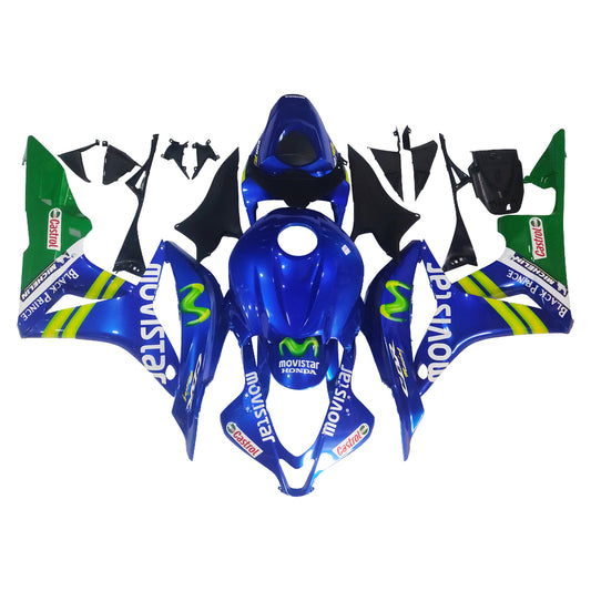 Per CBR600RR 2007-2008 Carrozzeria Carenatura ABS blu Set di plastica stampata ad iniezione Generico