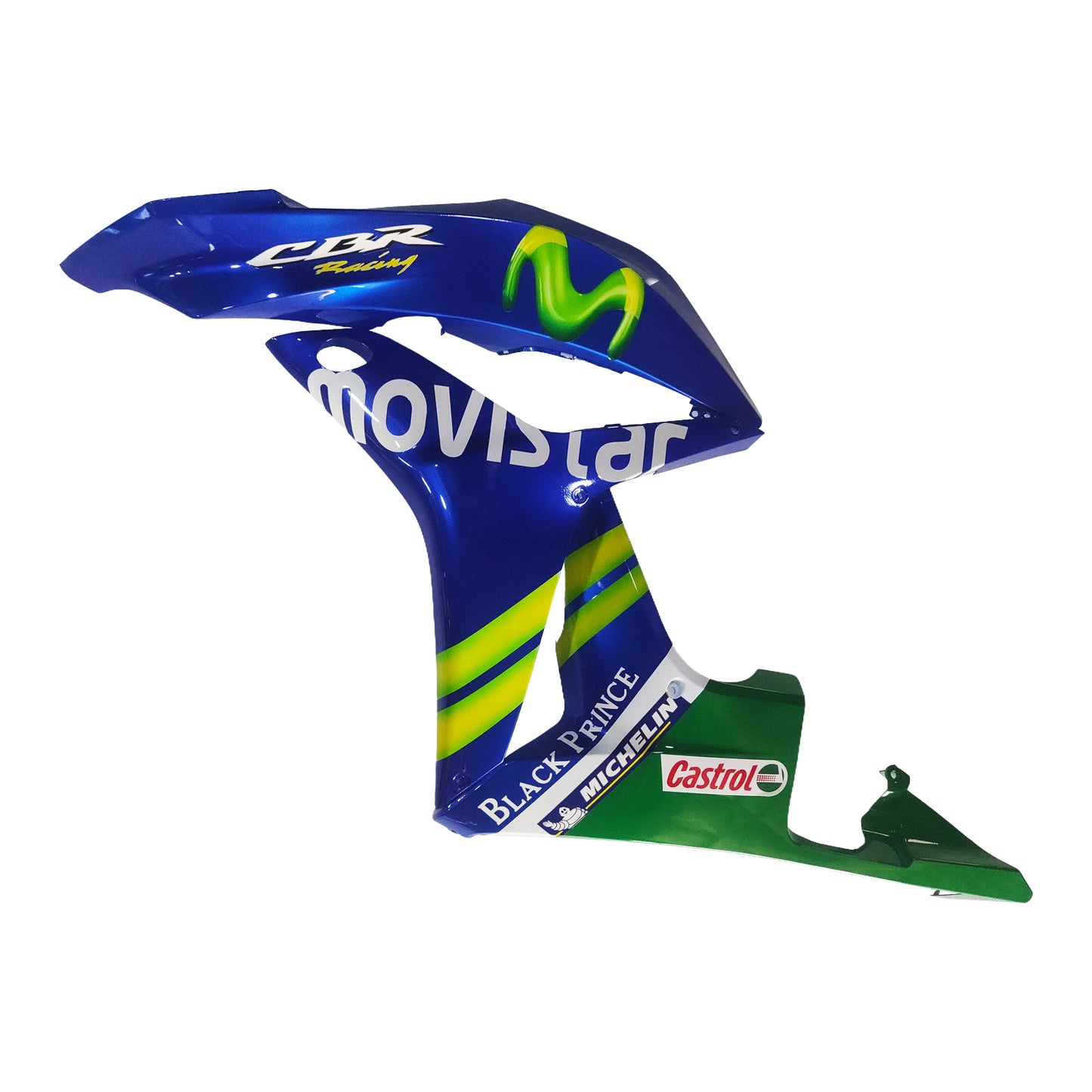 Carene 2007-2008 Honda CBR 600 RR Blu &amp; Verde Movistar Racing Generico