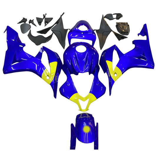 Per CBR600RR 2007-2008 Carrozzeria Carenatura ABS blu Set di plastica stampata ad iniezione Generico