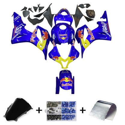 Carene 2007-2008 Honda CBR 600 RR Blu Red Bull Racing Generico