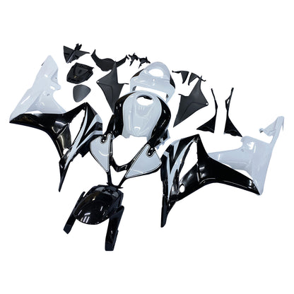 Amotopart Honda 2007-2008 CBR600rr Kit di paura nero bianco