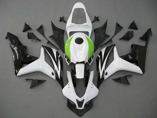 Per CBR600RR 2007-2008 Carenatura per carrozzeria Set di plastica stampata ad iniezione in ABS bianco e nero Generico