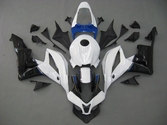 Per CBR600RR 2007-2008 Carenatura per carrozzeria Set di plastica stampata ad iniezione in ABS bianco e nero Generico