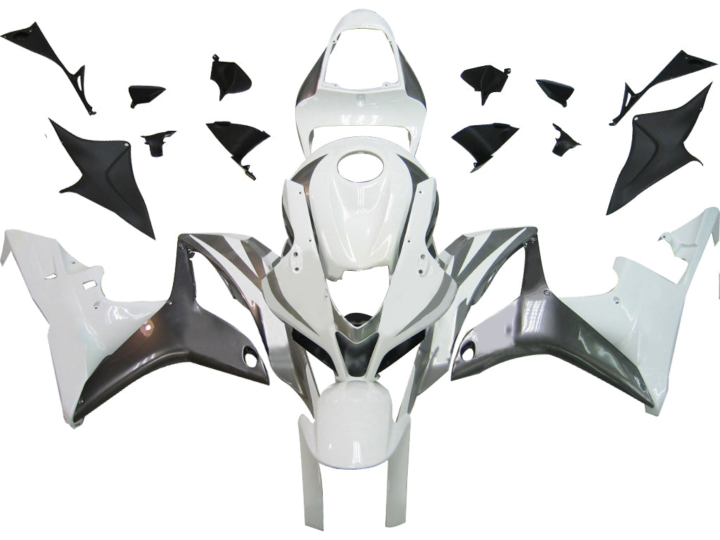 Carene 2007-2008 Honda CBR 600 RR Bianco & Argento CBR Racing Generic