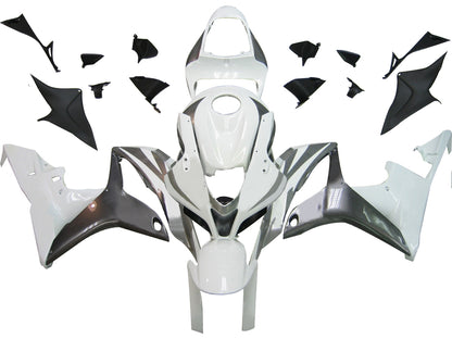 Carene 2007-2008 Honda CBR 600 RR Bianco & Argento CBR Racing Generic
