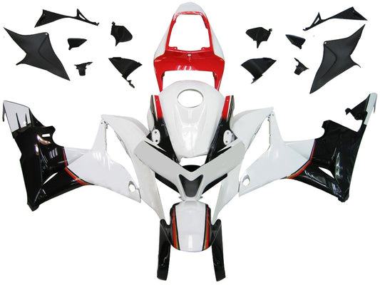 Carene 2007-2008 Honda CBR 600 RR Bianco & Rosso Konica Generico