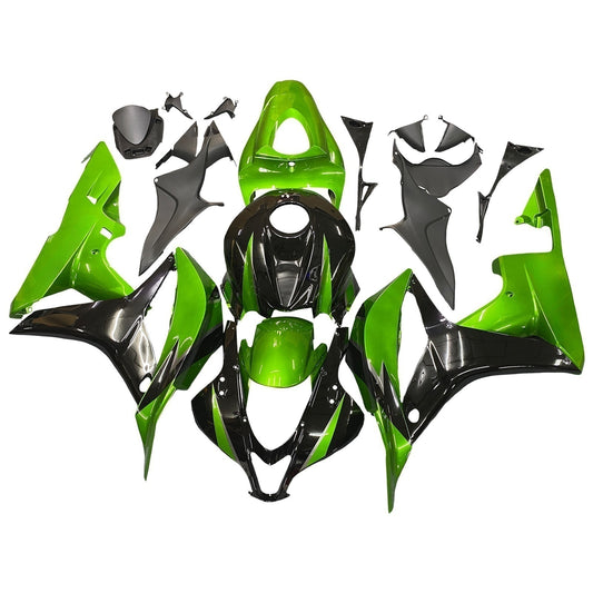 Carene 2007-2008 Honda CBR 600 RR Metallico Nero &amp; Verde Honda Generico