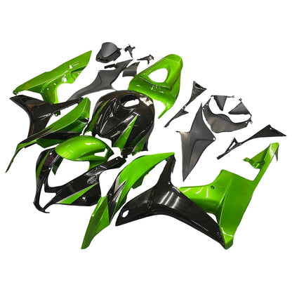 Carene 2007-2008 Honda CBR 600 RR Metallico Nero &amp; Verde Honda Generico